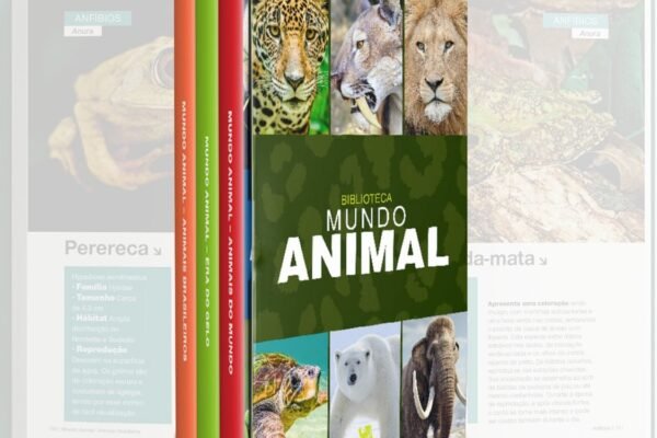 biblioteca mundo animal da editora camelot