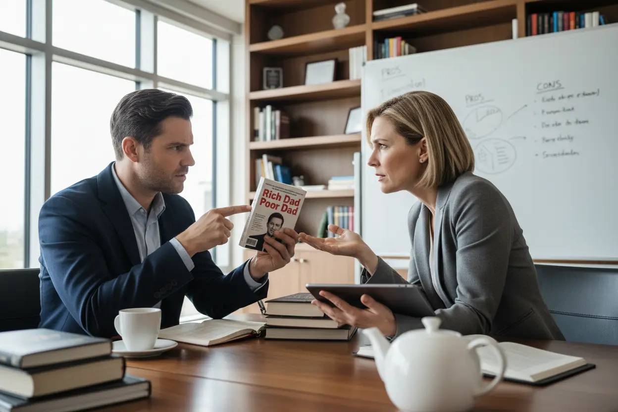 Críticas ao Pai Rico Discussão sobre o livro Pai Rico, Pai Pobre vale a pena