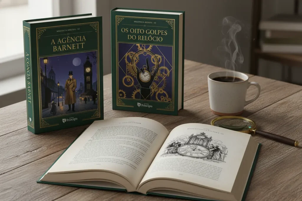 Livros da Biblioteca Arsène Lupin da Editora Principis