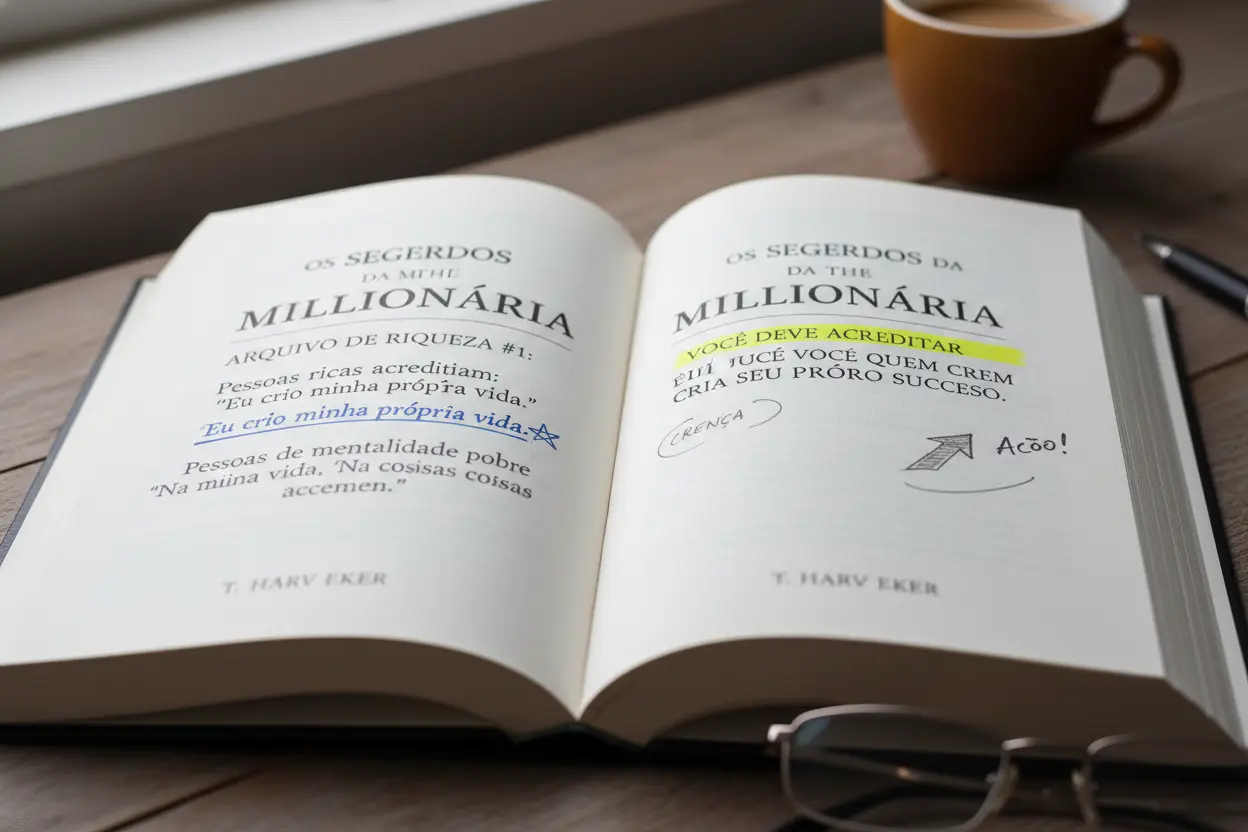 Detalhe dos Ensinamentos do Livro review livro os segredos da mente milionaria