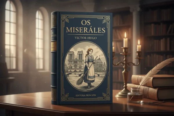 Capa do livro Os Miseráveis, edição capa dura