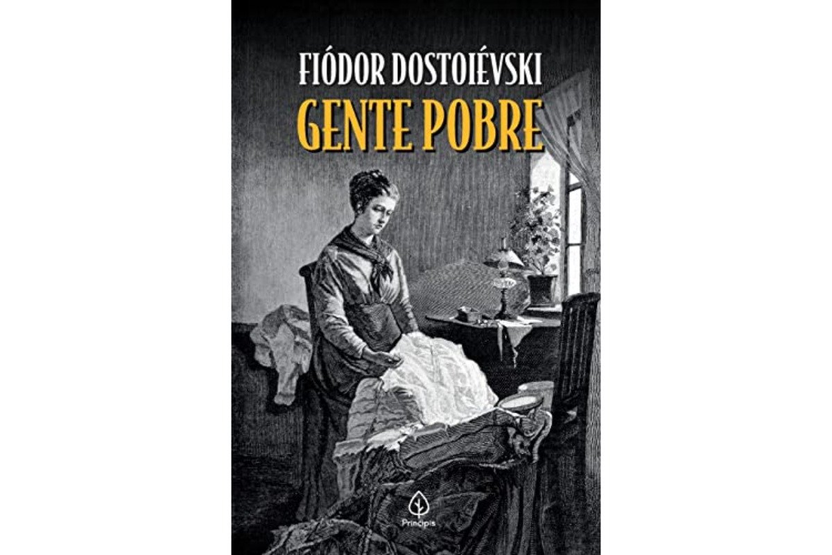 detalhe capa do livro Gente Pobre Dostoiévski