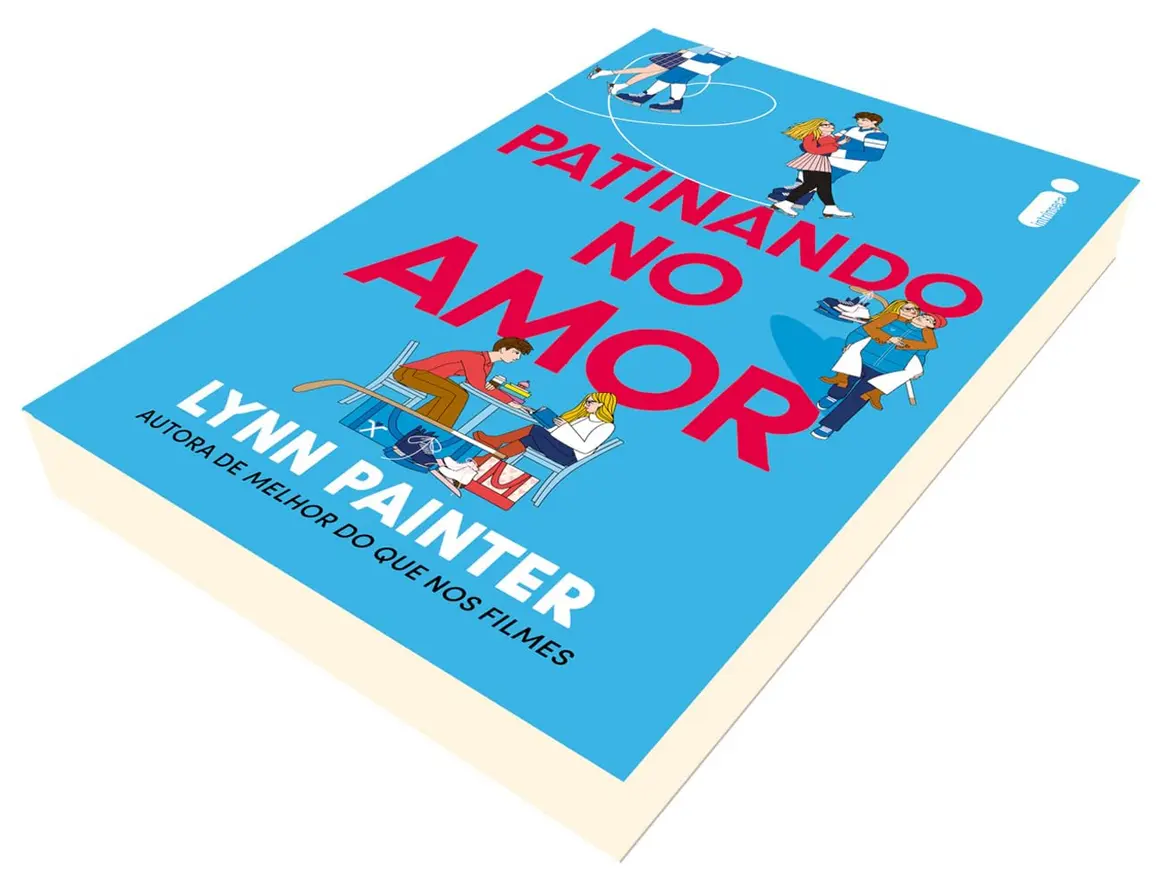 Livro Patinando no amor em pilha com outros títulos.