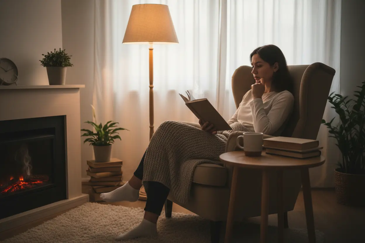 Pessoa lendo um livro sobre psicologia dos sonhos