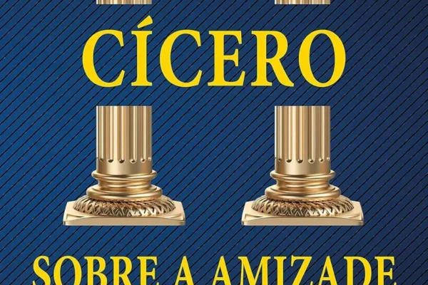 Capa do livro Sobre a Amizade e para Saber Envelhecer de Cícero, formato capa comum.