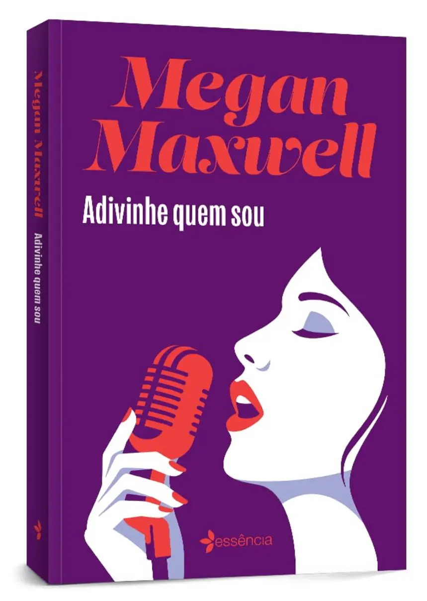 Livro Adivinhe quem sou aberto sobre uma superfície, mostrando páginas e texto.