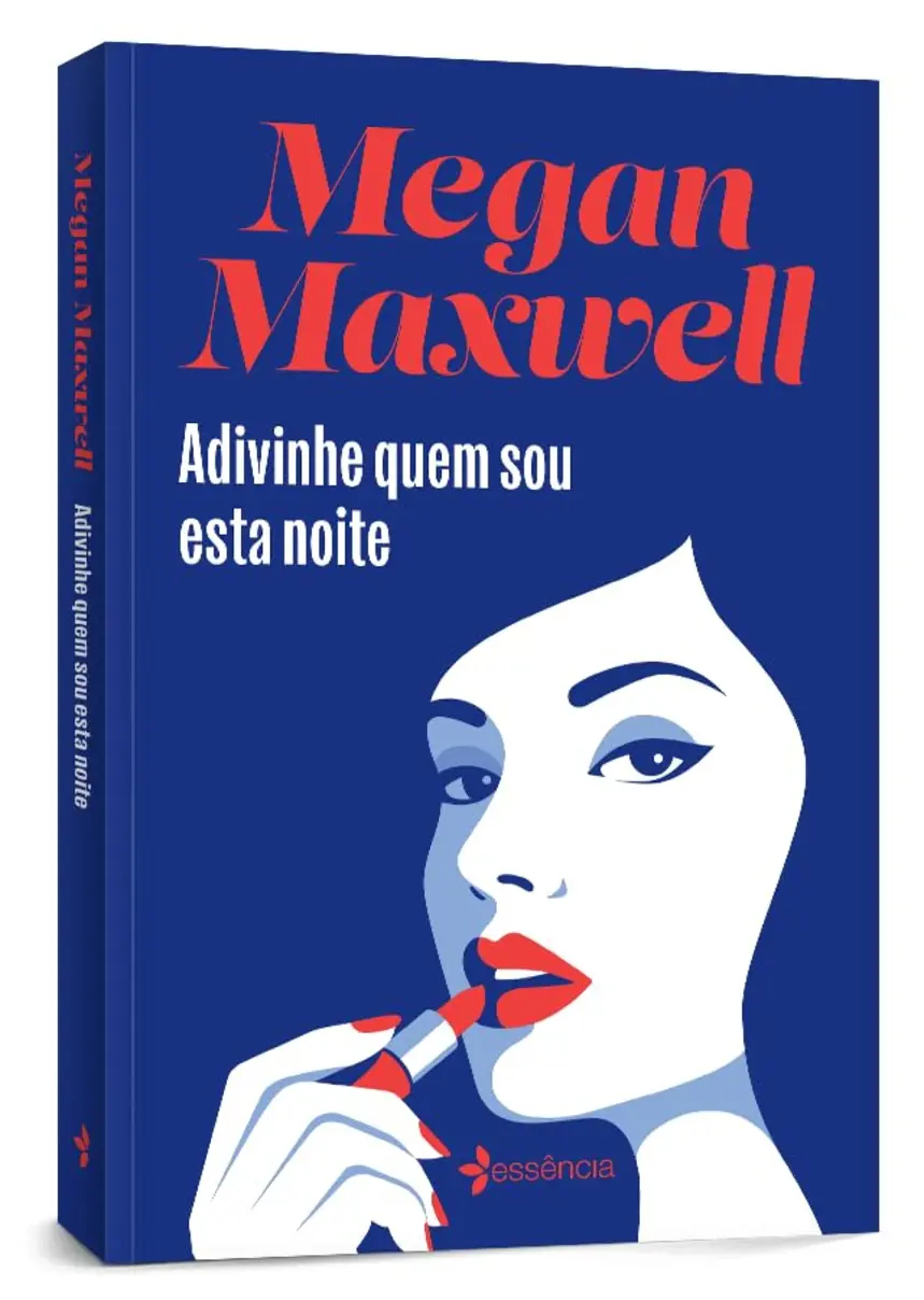 Livro Adivinhe quem sou esta noite: (Pocket) aberto em uma mesa com café e óculos.