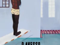 Capa mole do livro 'O Avesso da Pele' de Jeferson Tenório, com ilustração de rosto masculino em tons escuros.
