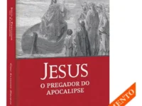 Capa do Livro Jesus O Pregador Do Apocalipse - Brochura - CPAD, com fundo azul escuro e figura central.