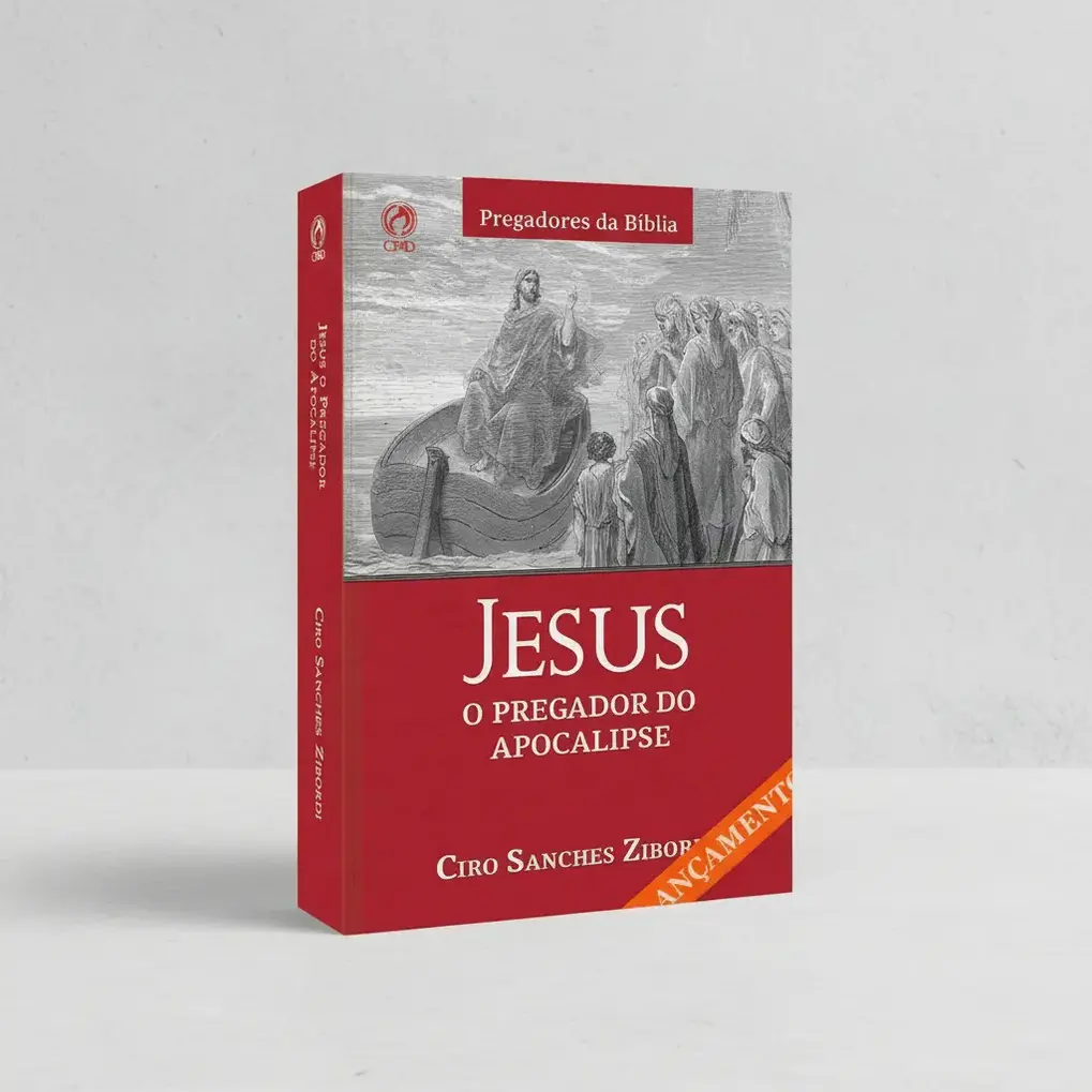 Lombada e parte da capa do Livro Jesus O Pregador Do Apocalipse.