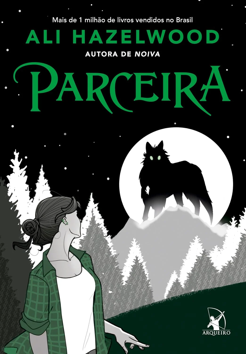 Capa do livro Parceira, de Ali Hazelwood, publicado pela Editora Arqueiro