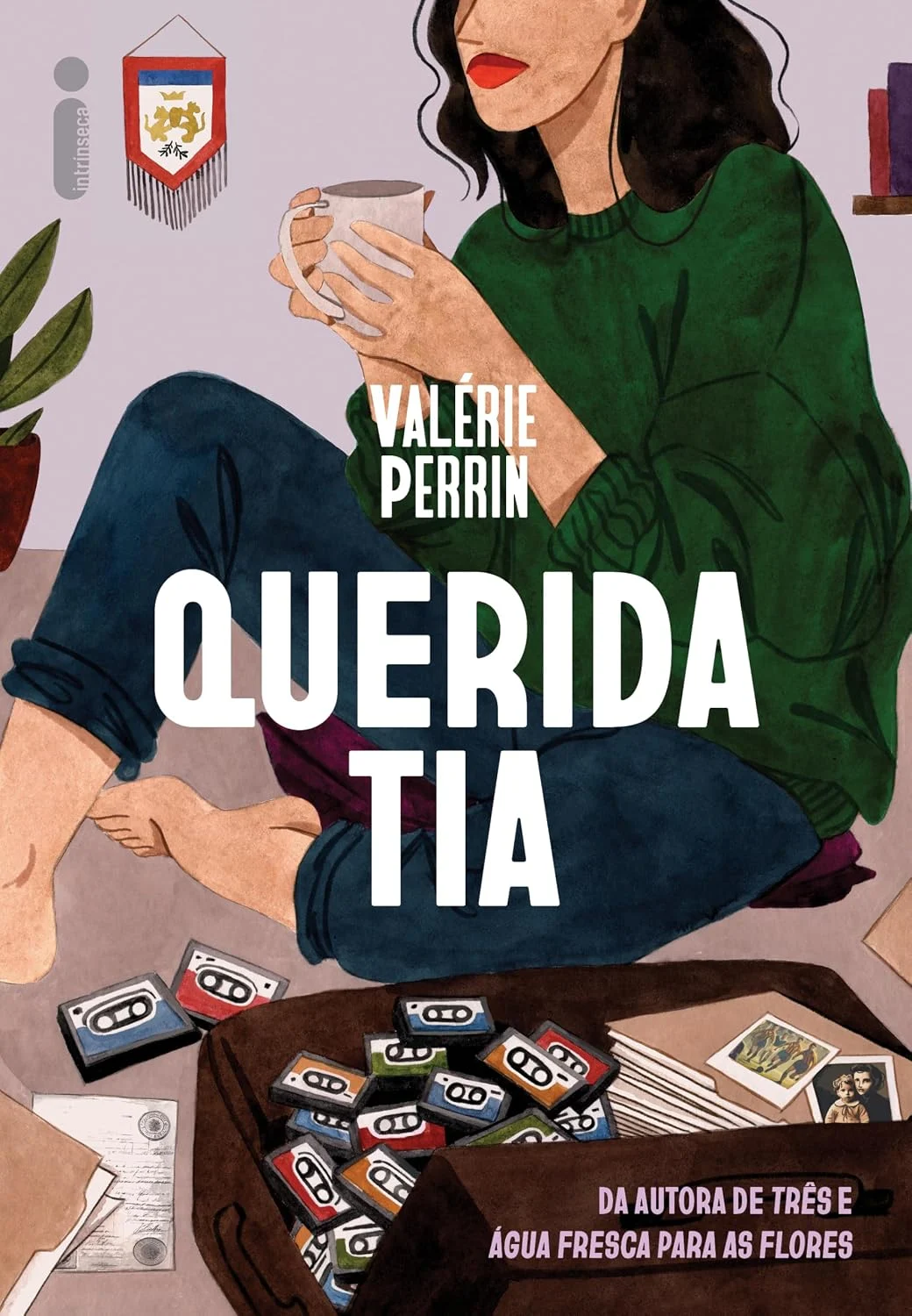 Capa do livro Querida tia, de Valérie Perrin, edição brasileira da Intrínseca em capa comum