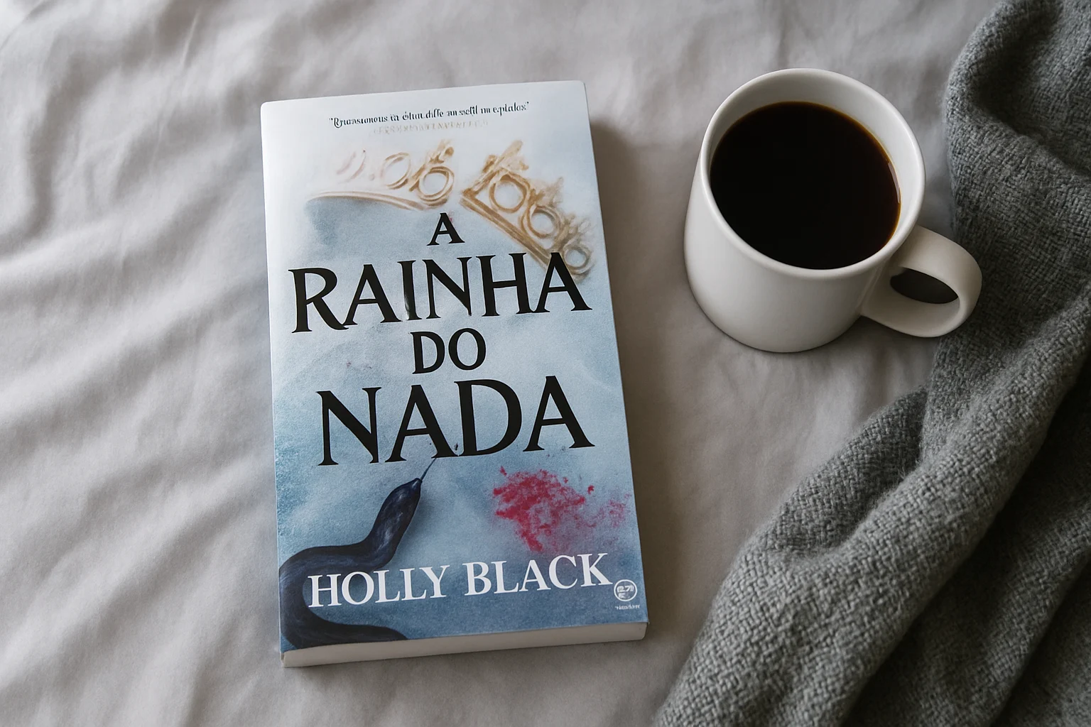 Ilustração gerada por IA inspirada em A rainha do nada (Vol. 3 O Povo do Ar)